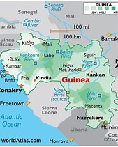 map of Guinea