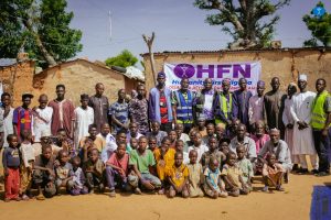 Beneficiaries of Humanity First International Nigeria relief Materials