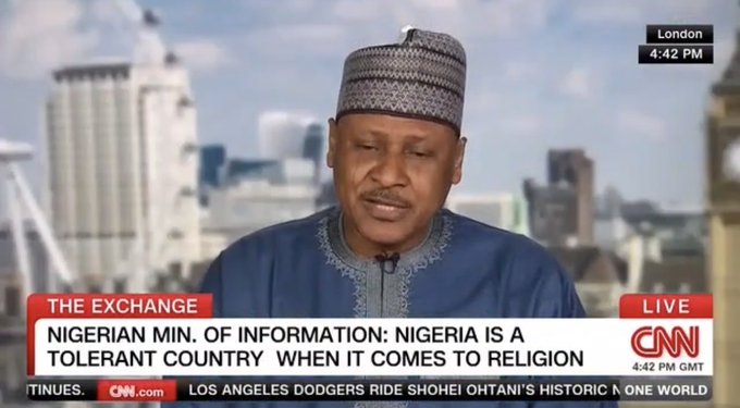 Minister of Information on CNN