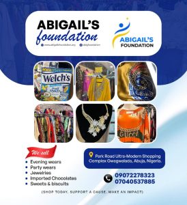 Abigail's Foundation charity shop