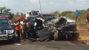 Antony Joshua Car Wreckage