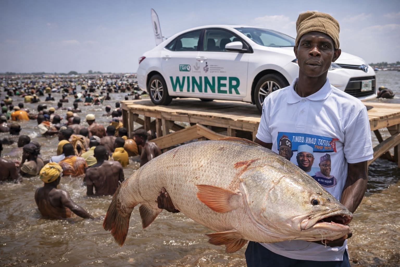 1st position Winner of Argungu fishing festival 2026