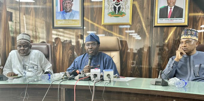 Professor Joash Amupitan Chairman of INEC Addressing a Press Conference