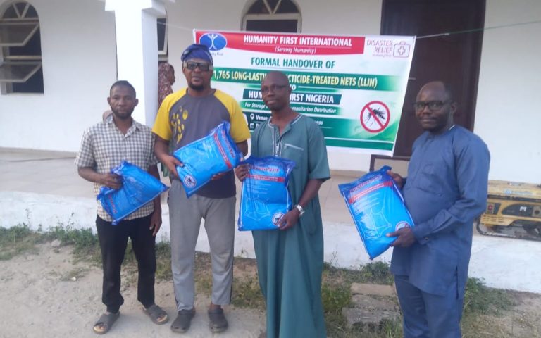 Humanity First Beneficiaries -INSECTICIDES NETS Distribution