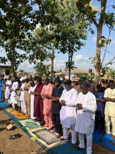 Muslims @ the praying ground in Ibadan, Southwest Nigeria