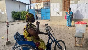  Voting in Benin Presidential election 