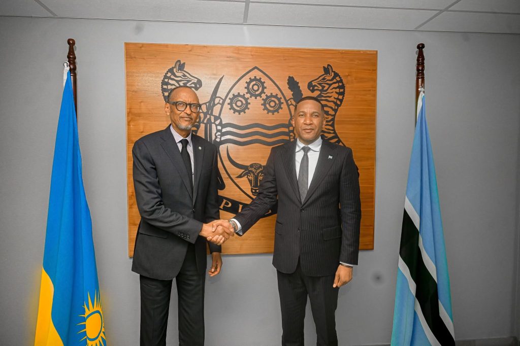 Botswana -Rwandan Presidents