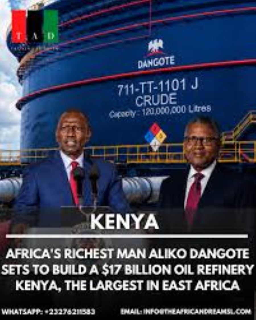 Dangote and Kenyan President