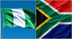 Nigeria South Africa Flags