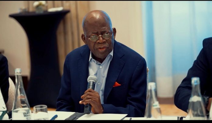 The Nigerian President Bola Ahmed Tinubu