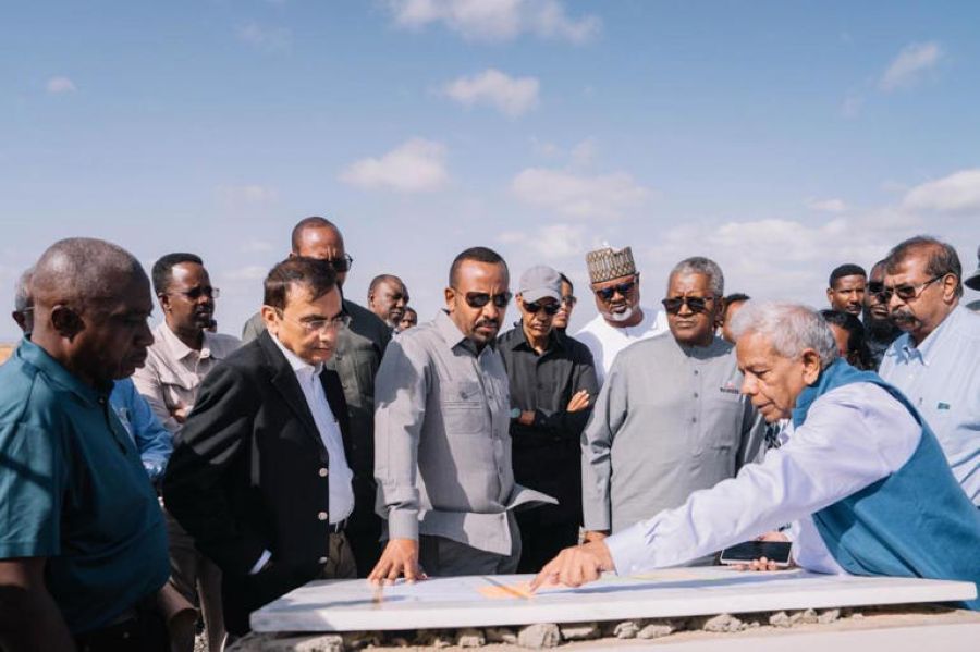 Dangote, Ethiopian Prime Minister and businessmen