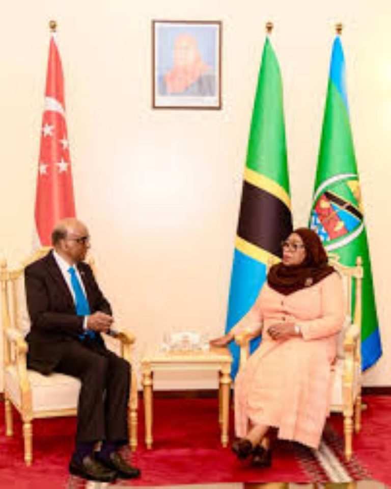 Singaporean and Tanzania Presidents