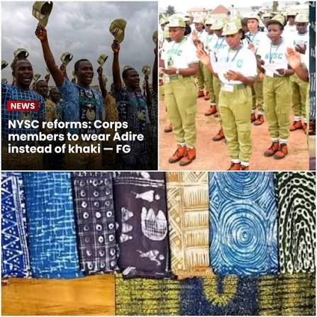 NYSC New Uniform Adire Wears