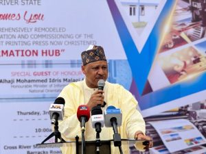 Minister of Information and National Orientation in Calabar